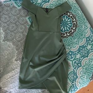 Olive Green Windsor Mini dress Size M